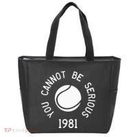 You Cannot Be Serious John Mcenroe Funny Tennisquote Sw1 Tote Bag thumb 0