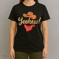 Yeehaw Cowboy Cowgirl Western Country Rodeo T-Shirt thumb 4