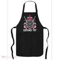 You Can Certainly Try D20 Dice Funny RPG Dragons Gamer Gift Apron thumb 0