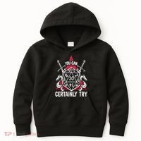 You Can Certainly Try D20 Dice Funny RPG Dragons Gamer Gift Kids Hoodie thumb 0