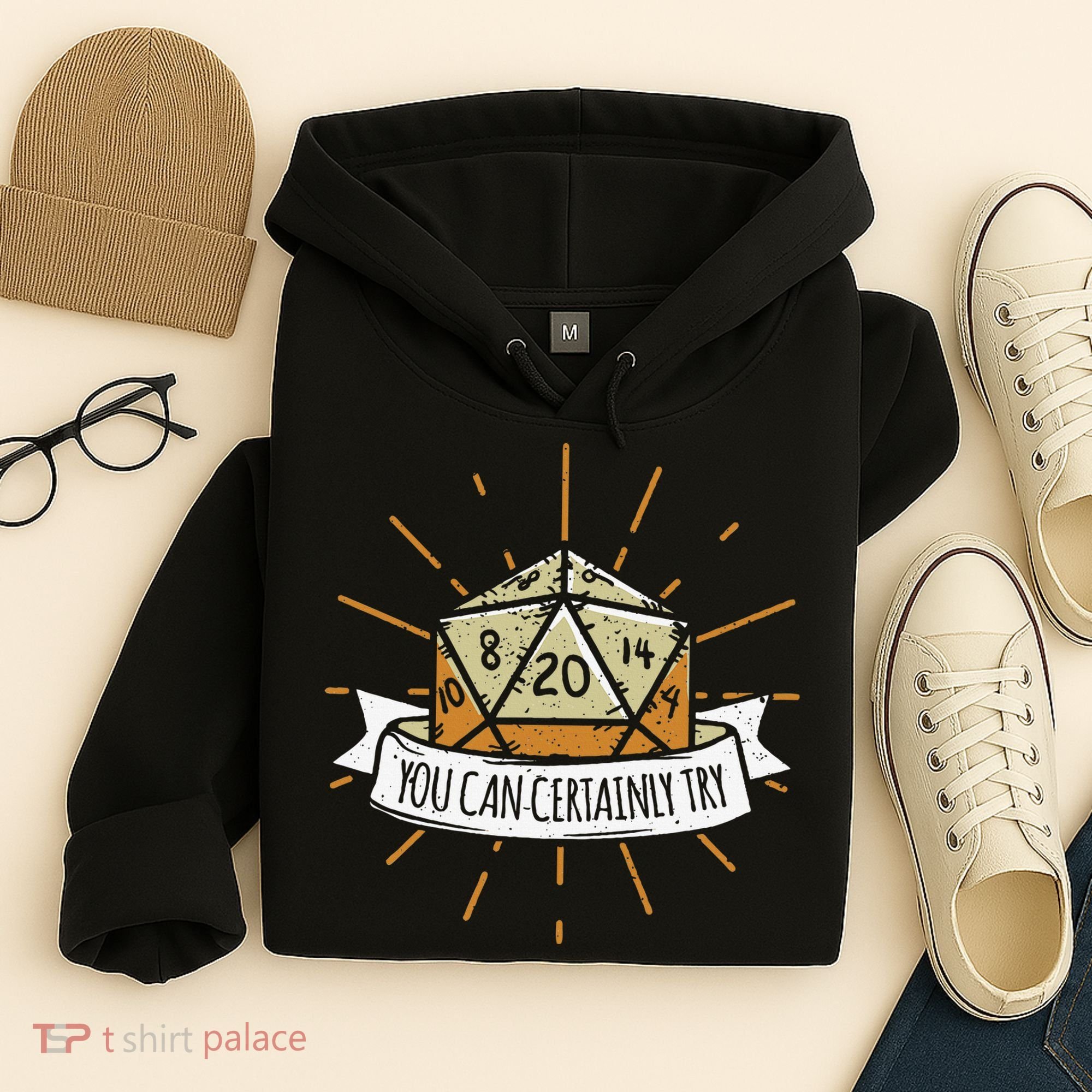 You Can Certainly Try Dragon Dice Wizard Gamer Hoodie