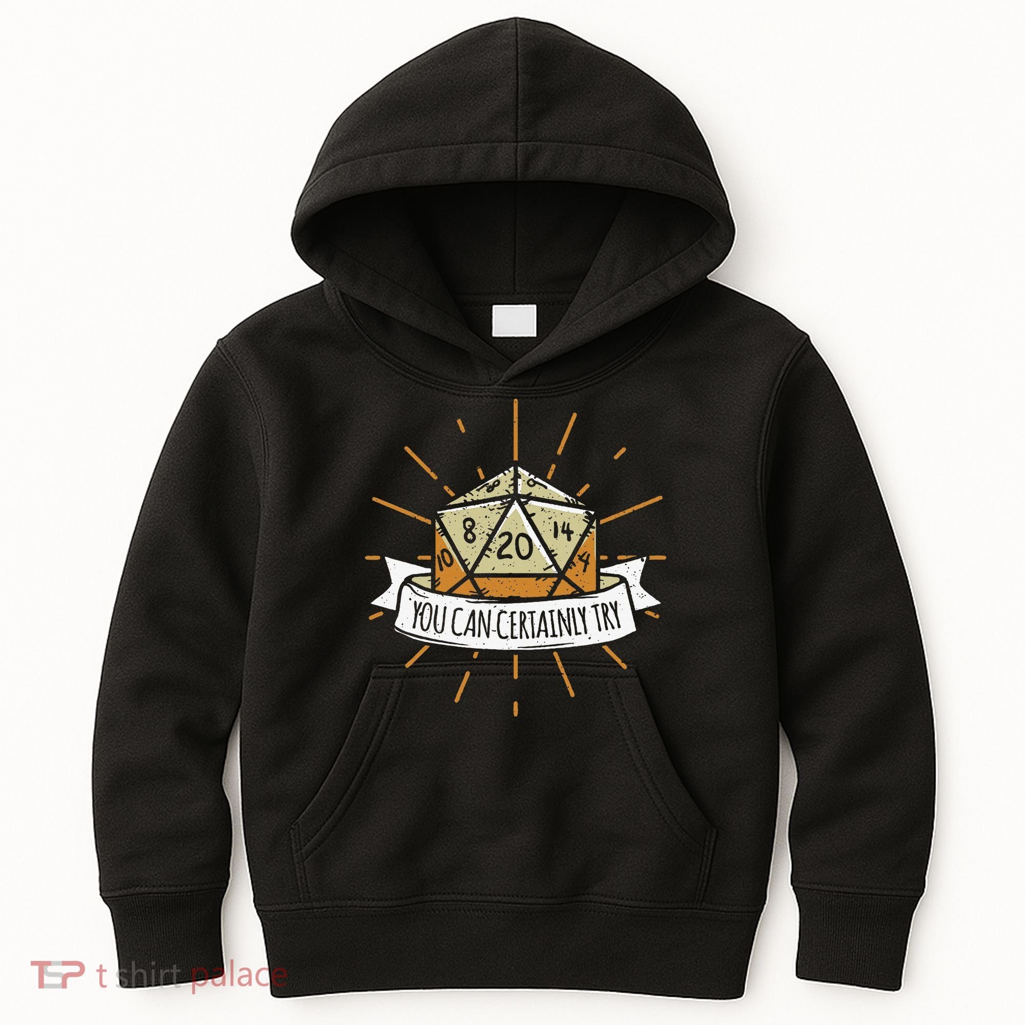You Can Certainly Try Dragon Dice Wizard Gamer Kids Hoodie