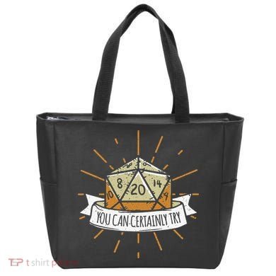 You Can Certainly Try Dragon Dice Wizard Gamer Tote Bag