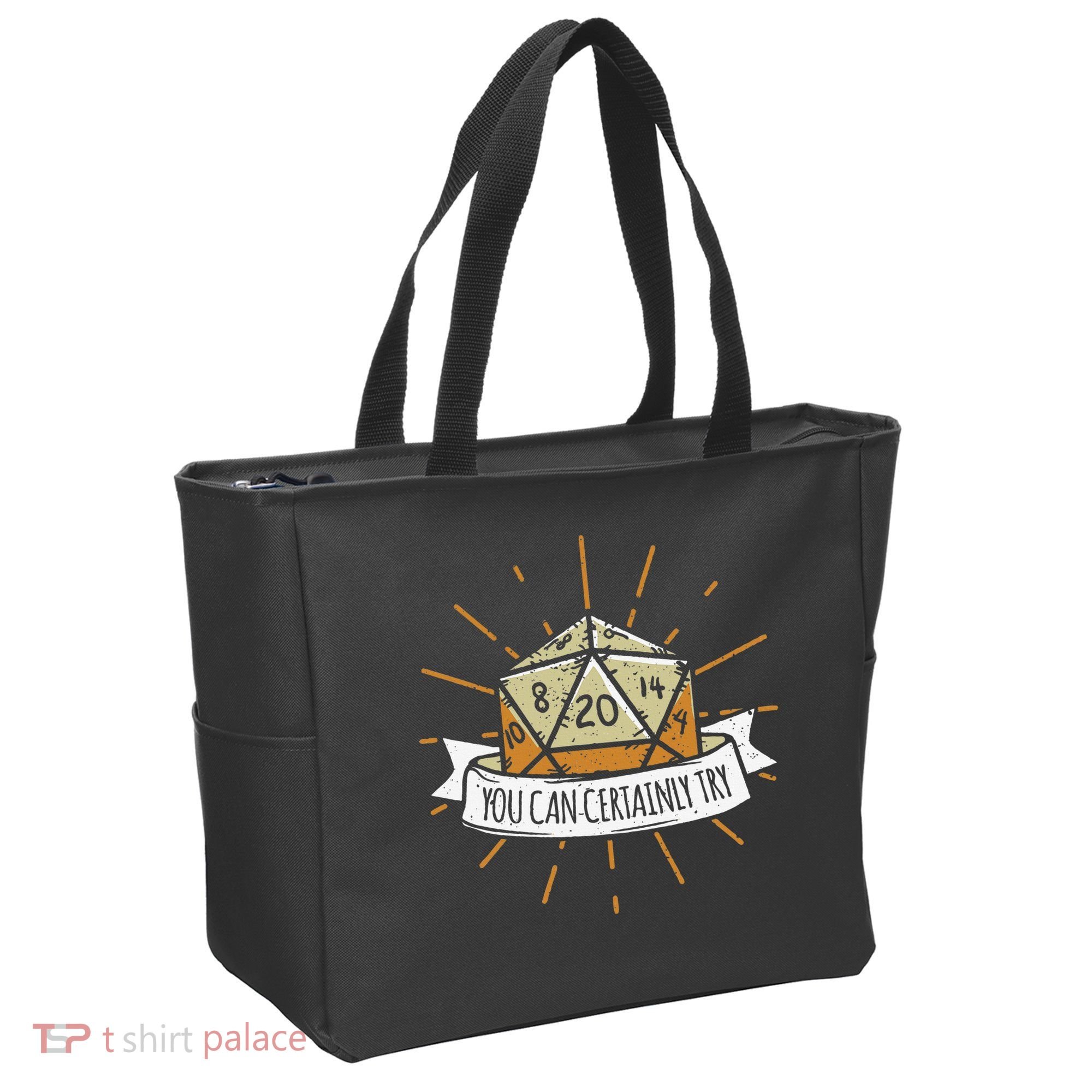 You Can Certainly Try Dragon Dice Wizard Gamer Tote Bag