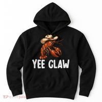 Yee Claw Crawfish Southern Funny Seafood Hoodie thumb 0