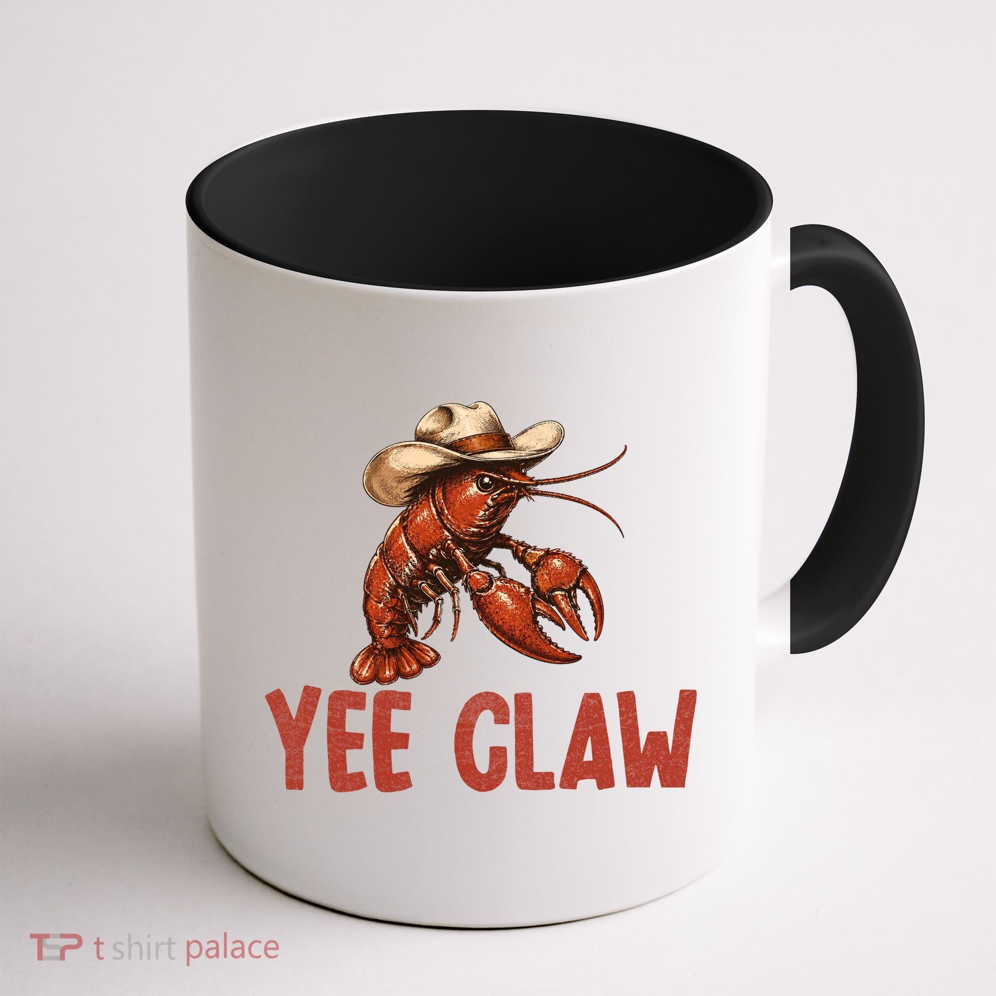 Yee Claw Crawfish Southern Funny Seafood Coffee Mug