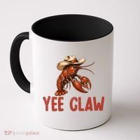 Yee Claw Crawfish Southern Funny Seafood Coffee Mug thumb 0