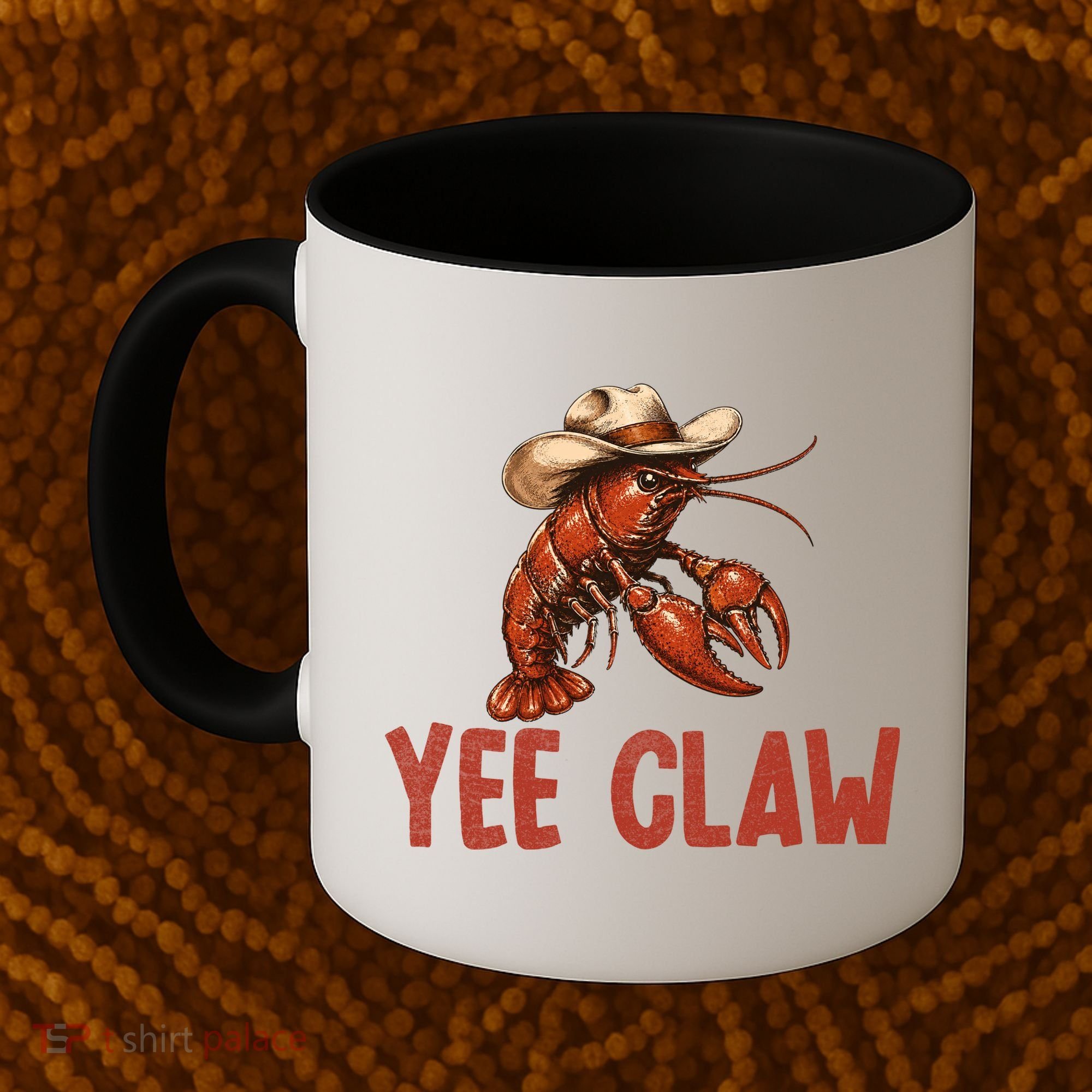 Yee Claw Crawfish Southern Funny Seafood Coffee Mug