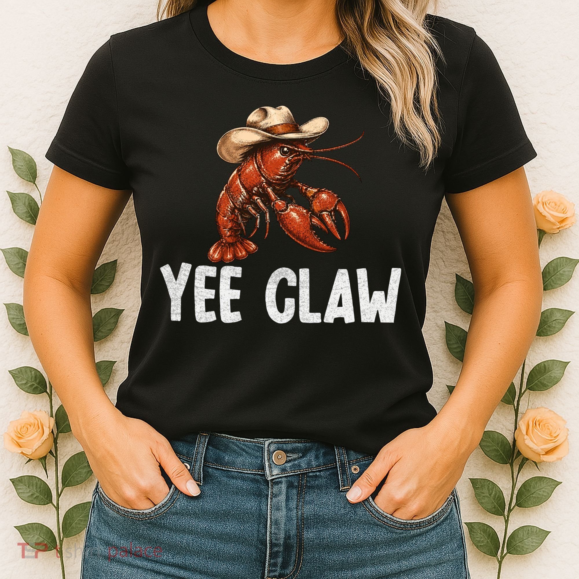 Yee Claw Crawfish Southern Funny Seafood Women's T-Shirt