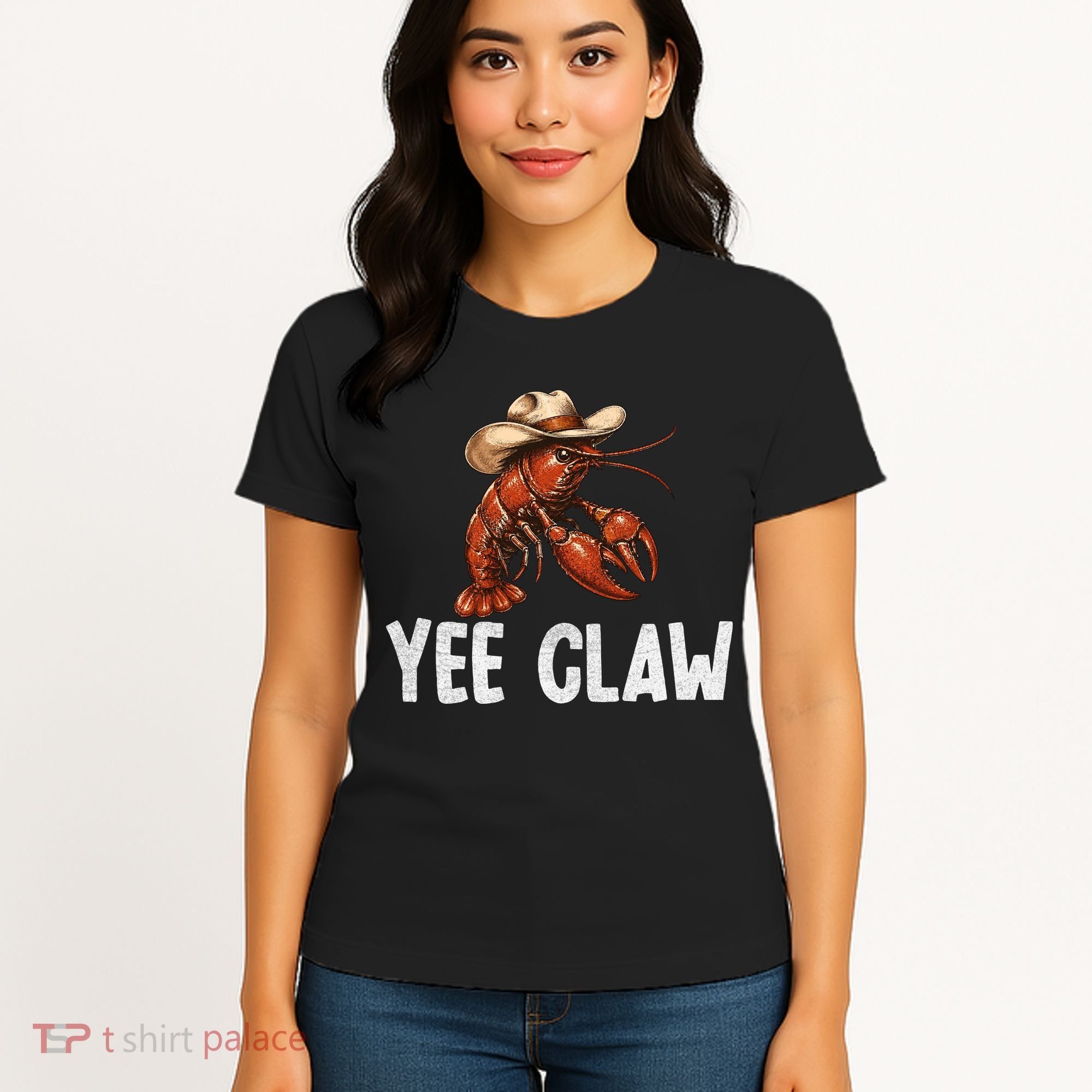 Yee Claw Crawfish Southern Funny Seafood Women's T-Shirt