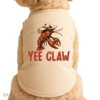Yee Claw Crawfish Southern Funny Seafood Doggie Tank thumb 0