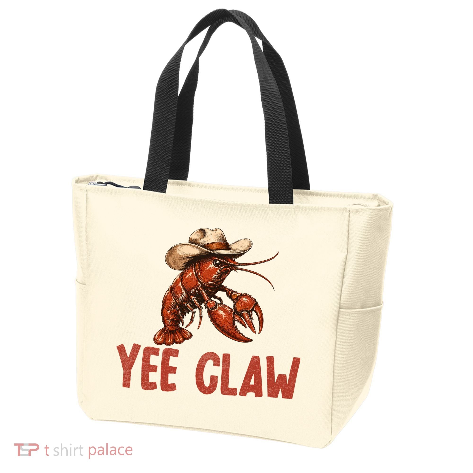 Yee Claw Crawfish Southern Funny Seafood Tote Bag