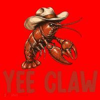 Yee Claw Crawfish Southern Funny Seafood Santa Hat thumb 1