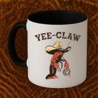 Yee Claw Crawfish Cajun Seafood Festival Gift Coffee Mug thumb 2