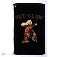 Yee Claw Crawfish Cajun Seafood Festival Gift Golf Towel thumb 0