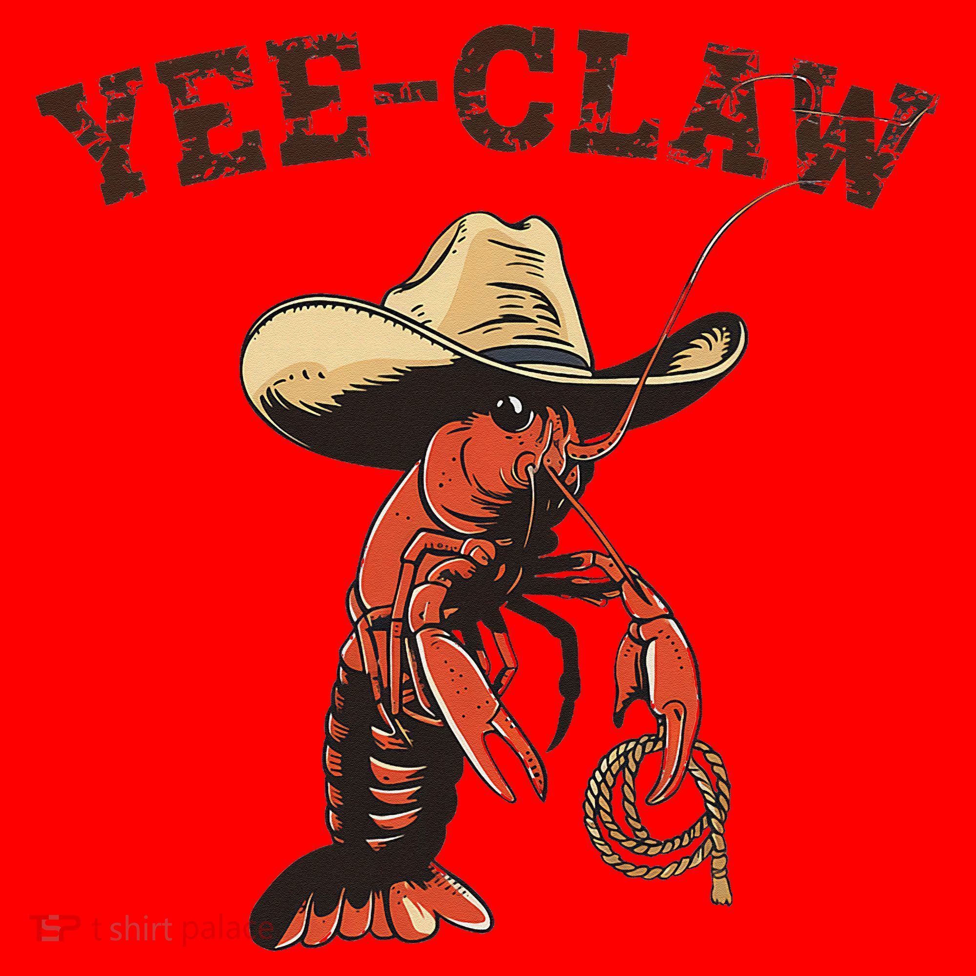 Yee Claw Crawfish Cajun Seafood Festival Gift Santa Hat
