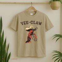 Yee Claw Crawfish Cajun Seafood Festival Gift T-Shirt thumb 2