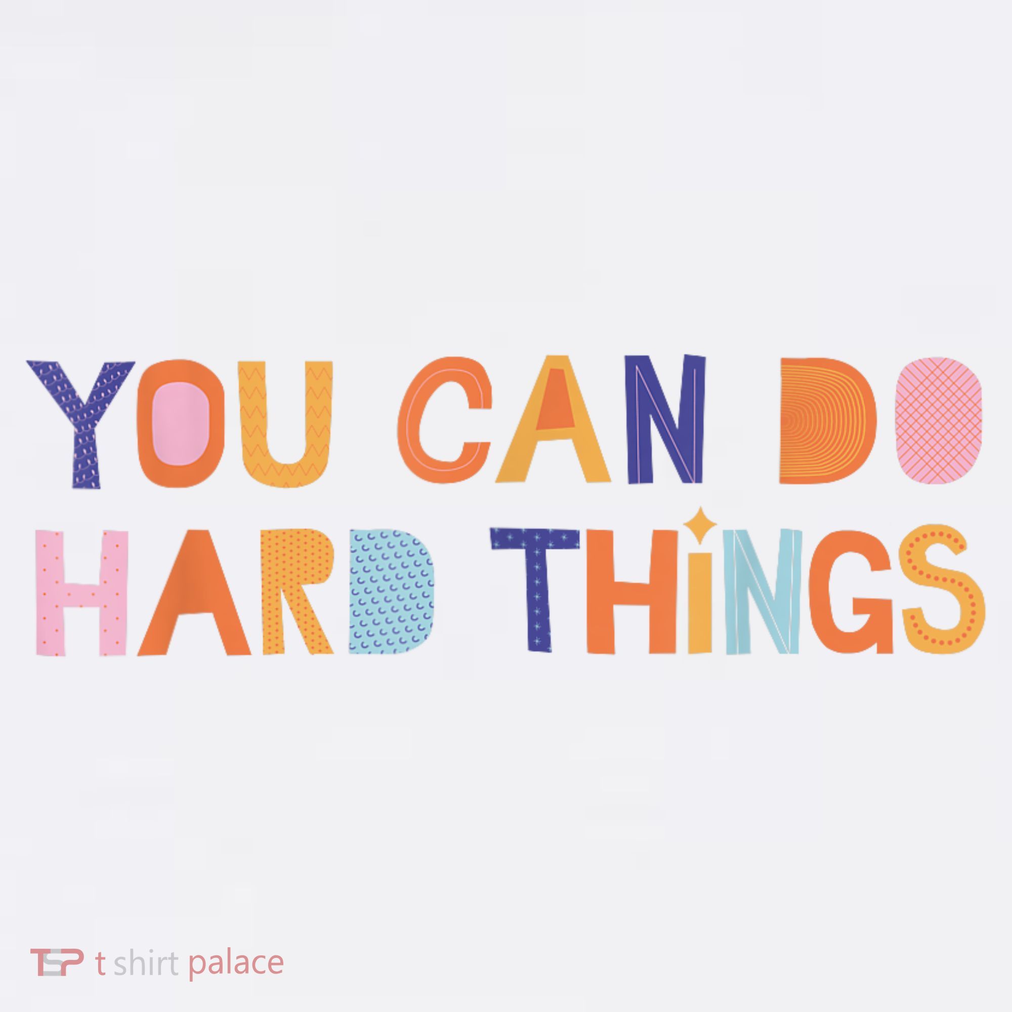 You Can Do Hard Things Cute Motivational Quote Teacher Women Women's Tank Top