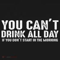 You Cant Drinnk All Day If You Don't Start In The Morning Apron thumb 3