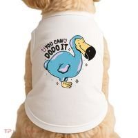 You Can Dodo It Funny Bird Motivational Doggie Tank thumb 0
