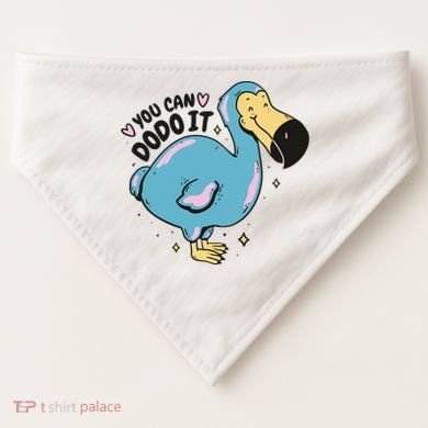 You Can Dodo It Funny Bird Motivational USA-Made Doggie Bandana