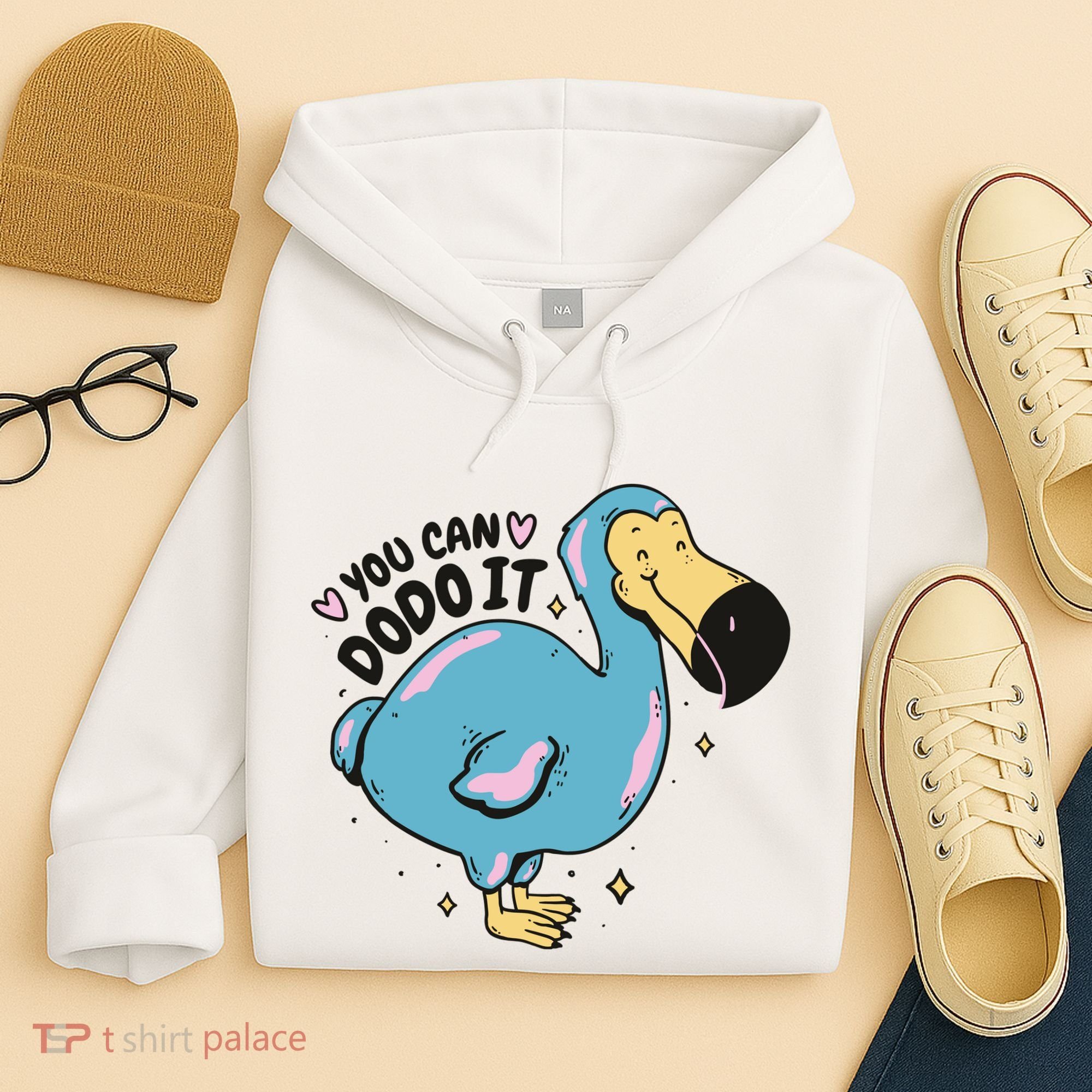 You Can Dodo It Funny Bird Motivational Hoodie