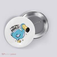 You Can Dodo It Funny Bird Motivational Button thumb 0