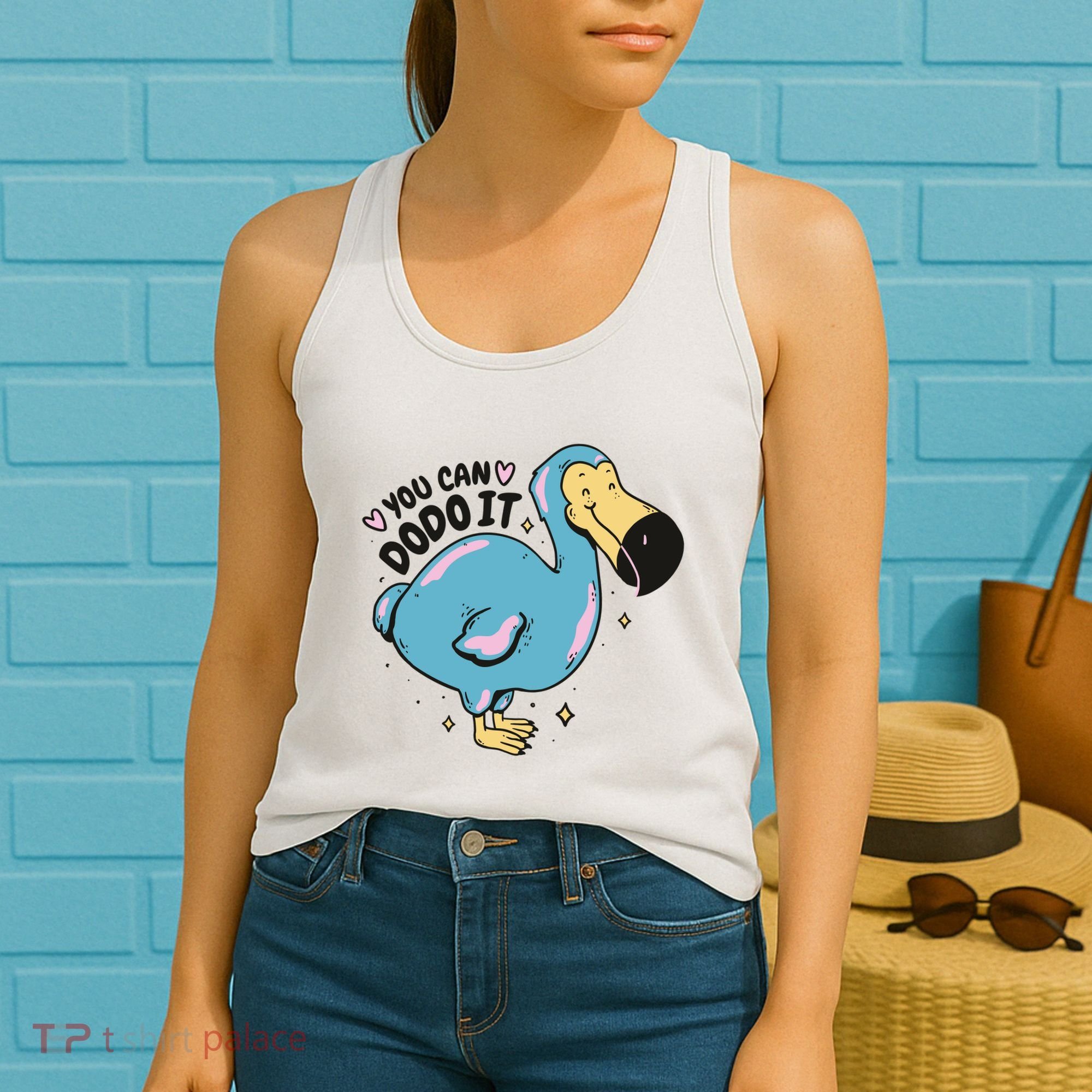 You Can Dodo It Funny Bird Motivational Women's Tank Top