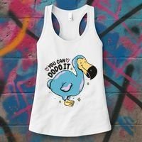 You Can Dodo It Funny Bird Motivational Women's Tank Top thumb 3