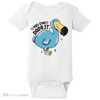 You Can Dodo It Funny Bird Motivational Baby Bodysuit