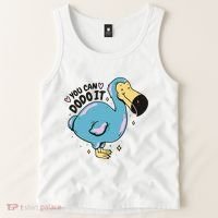 You Can Dodo It Funny Bird Motivational Tank Top thumb 2