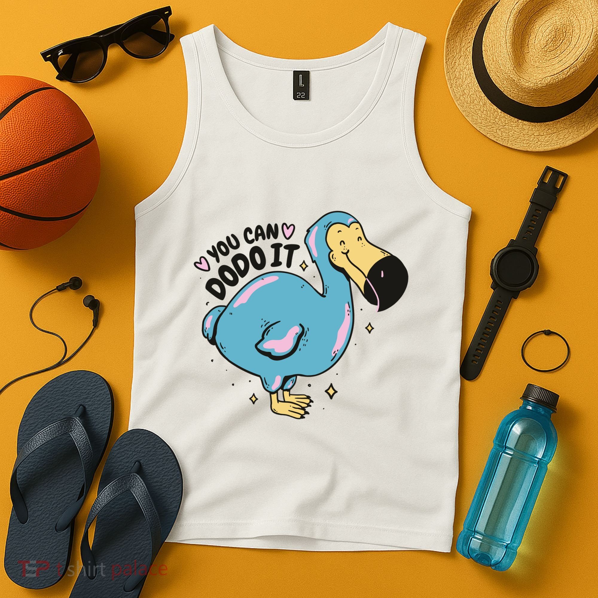 You Can Dodo It Funny Bird Motivational Tank Top