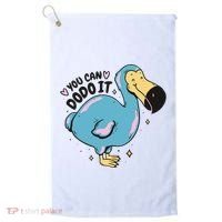 You Can Dodo It Funny Bird Motivational Golf Towel thumb 0
