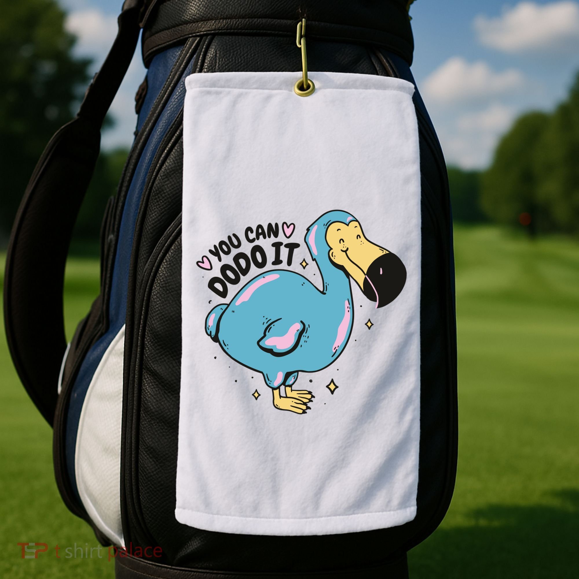 You Can Dodo It Funny Bird Motivational Golf Towel