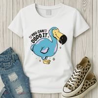 You Can Dodo It Funny Bird Motivational Women's T-Shirt thumb 3