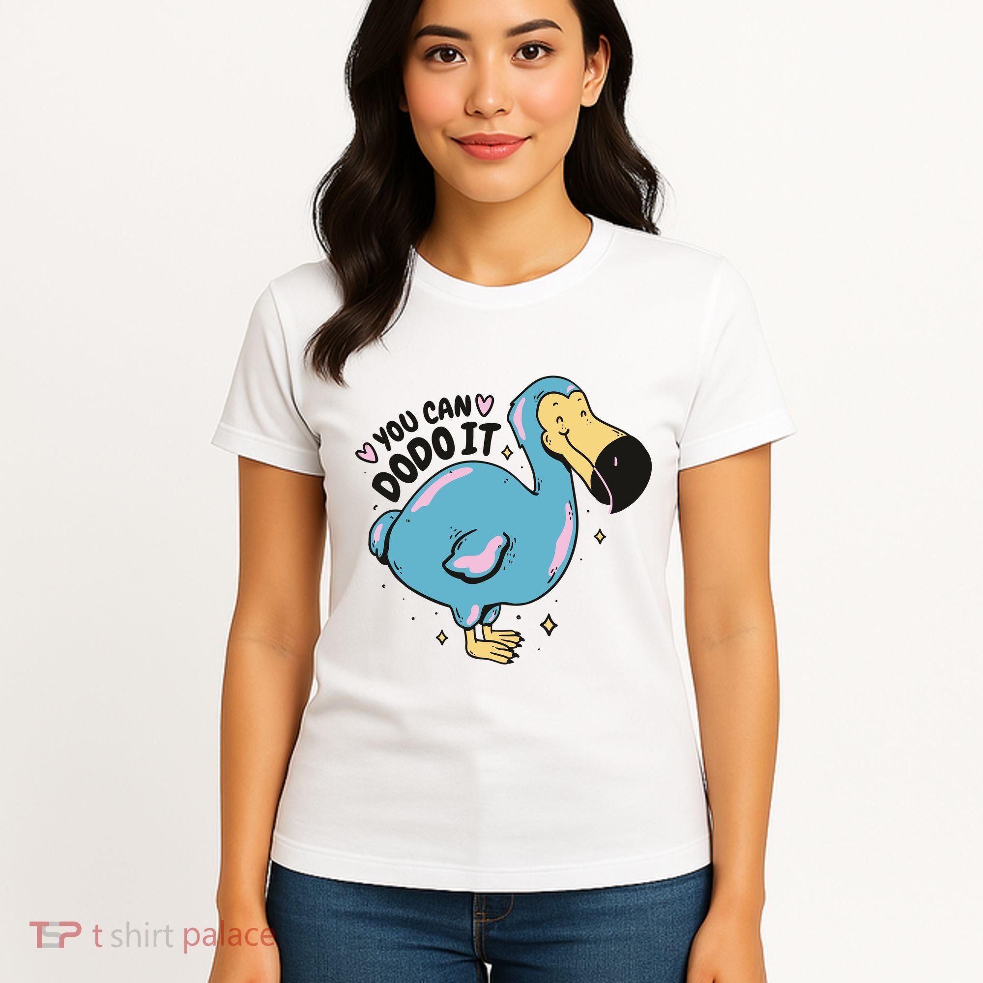 You Can Dodo It Funny Bird Motivational Women's T-Shirt