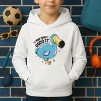 You Can Dodo It Funny Bird Motivational Kids Hoodie thumb 2