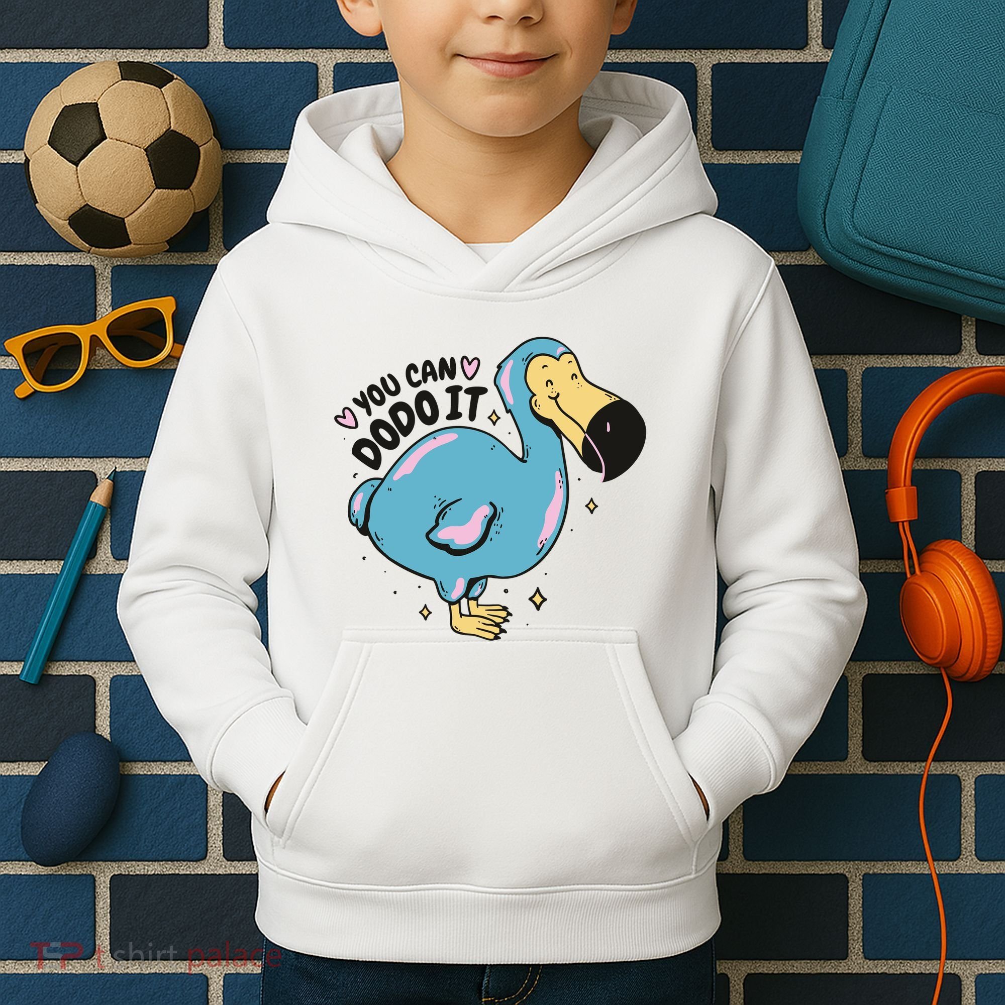 You Can Dodo It Funny Bird Motivational Kids Hoodie