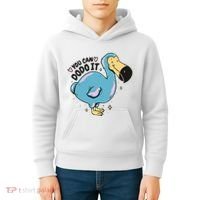 You Can Dodo It Funny Bird Motivational Kids Hoodie thumb 4