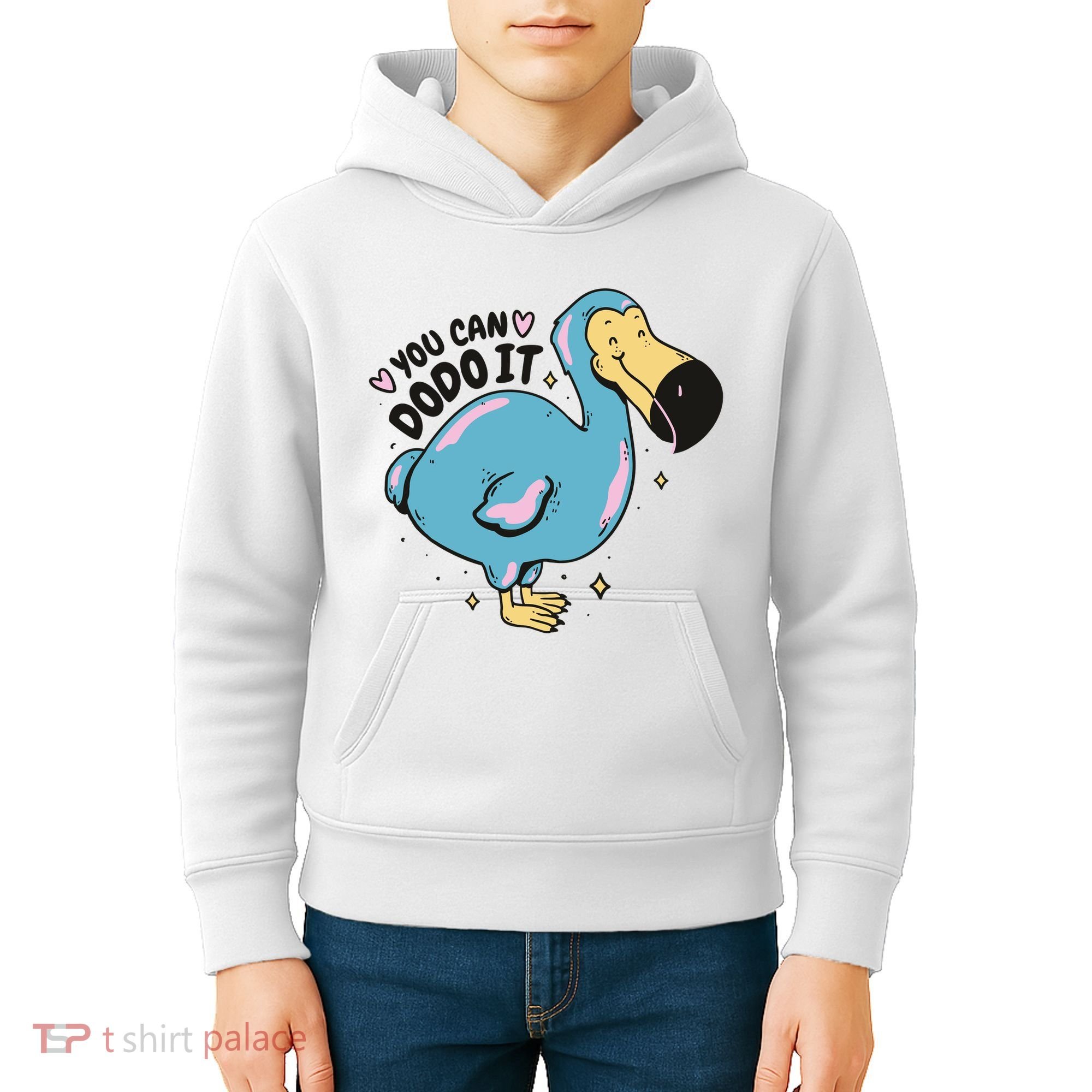 You Can Dodo It Funny Bird Motivational Kids Hoodie