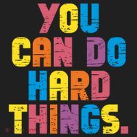 You Can Do Hard Things Motivational Quote Tumbler thumb 3
