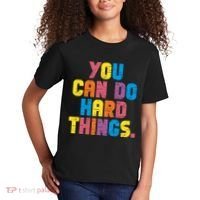 You Can Do Hard Things Motivational Quote Kids T-Shirt thumb 2