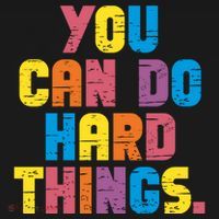 You Can Do Hard Things Motivational Quote Kids T-Shirt thumb 4