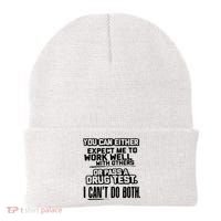 You Can Either Expect Me To Work Well With Others Or Pass A Drug Test Beanie thumb 0