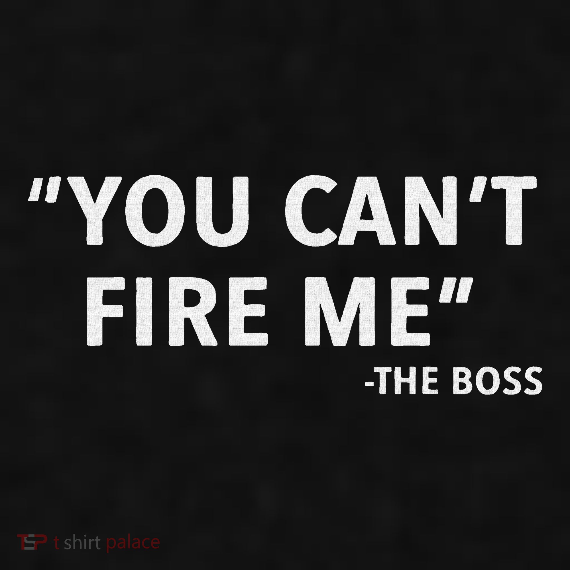 You CanT Fire Me The Boss Entrepreneur Ladies PosiCharge Tri-Blend Wicking Tank