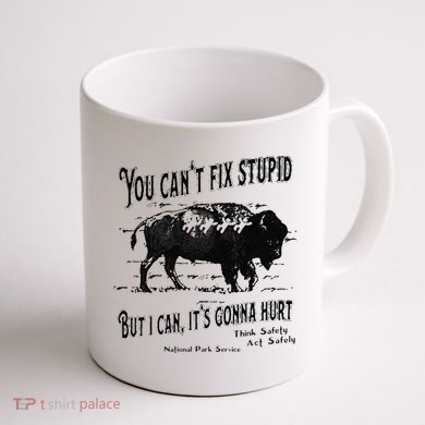You Can’t Fix Stupid But I Can Its Gonna Hurt Coffee Mug back