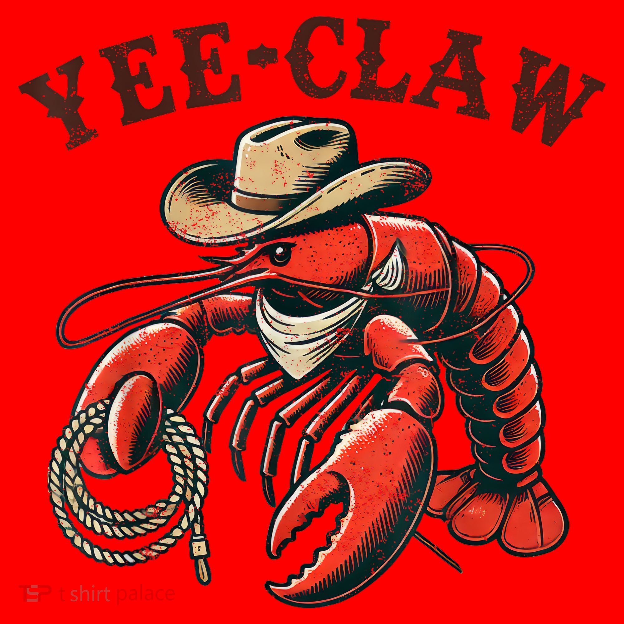 Yee Claw! Funny Crawfish Cajun Sea Festival Santa Hat