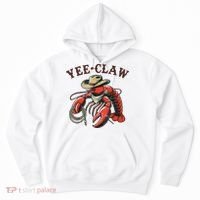 Yee Claw! Funny Crawfish Cajun Sea Festival Hoodie thumb 0