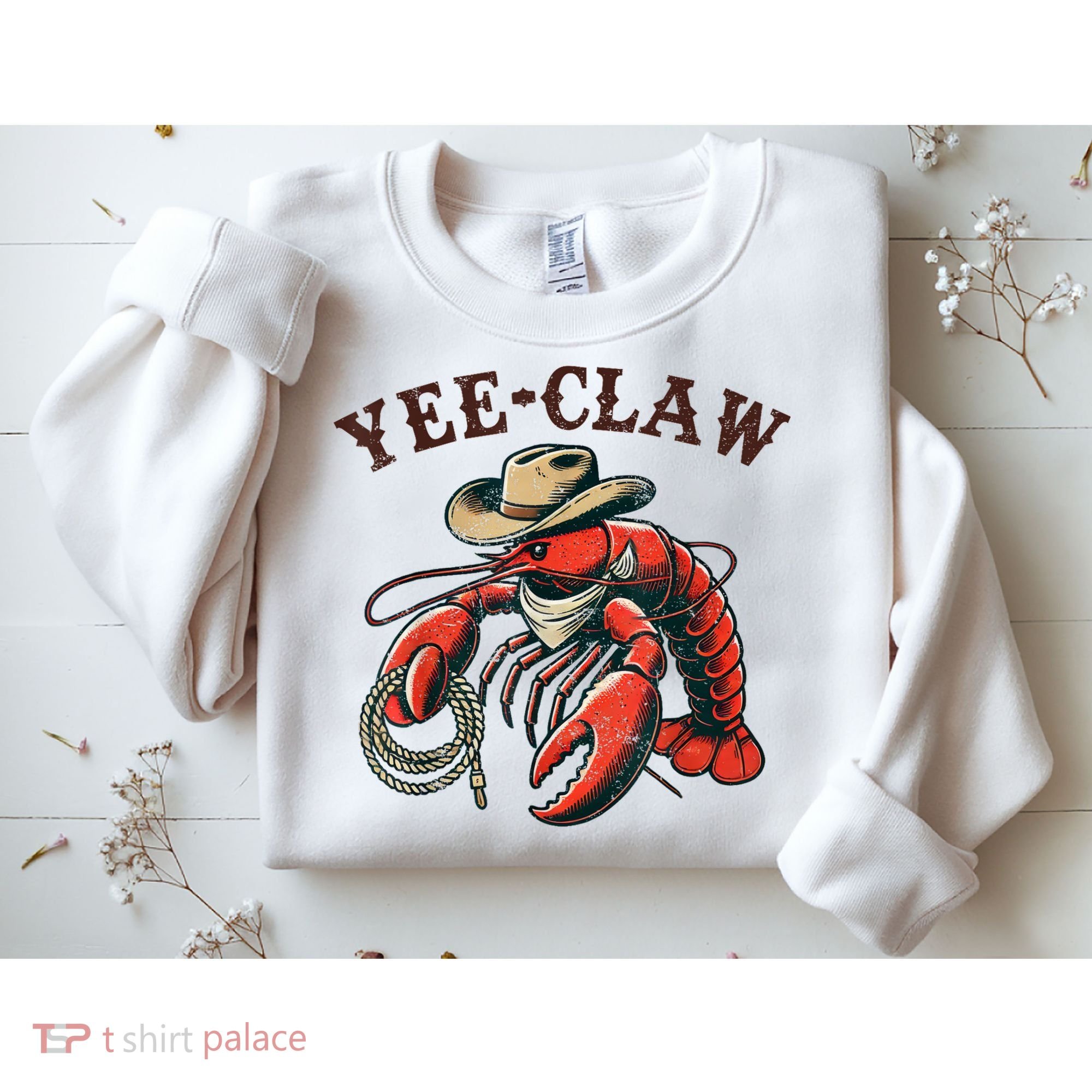 Yee Claw! Funny Crawfish Cajun Sea Festival Sweatshirt