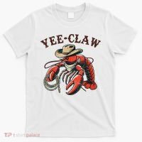 Yee Claw! Funny Crawfish Cajun Sea Festival T-Shirt thumb 0